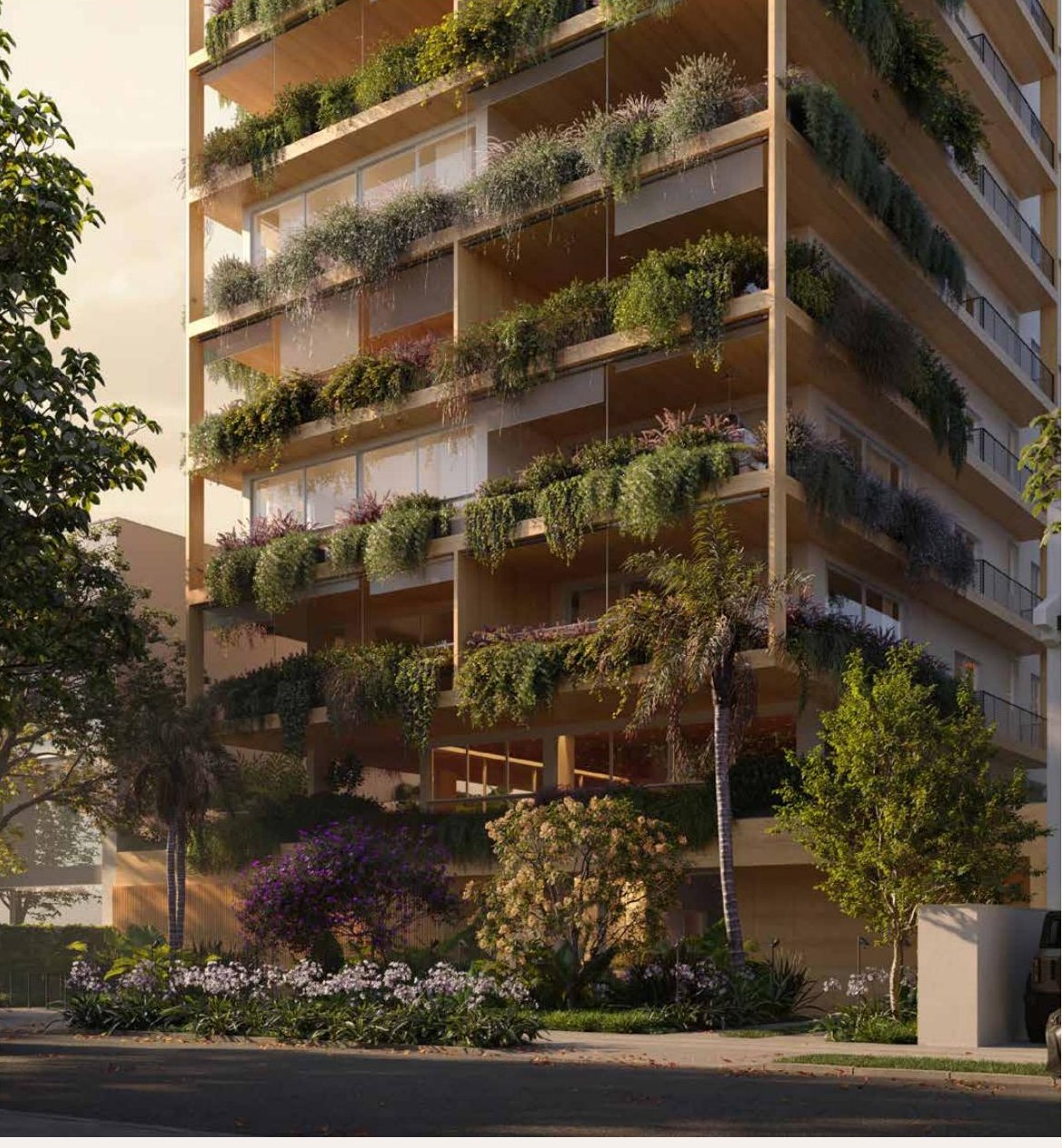 Presença imponente — jardins verticais
